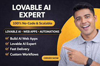 build, fix ai saas mvp, web app with lovable, bolt, supabase, n8n