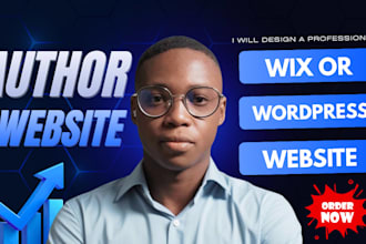 design a professional author website, ebook website, and portfolio on wordpress