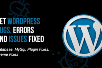 fix wordpress issues, fix shopify error, wordpress bug fix, woocommerce help fix