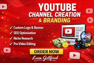 create and brand a professional youtube channel for fast growth