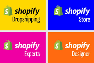 design, redesign shopify store, shopify dropshipping store, shopify website