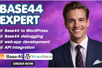 base44 to wordpress migration base44 expert base44 bug fix base44 integration
