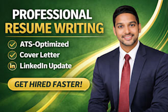 provide professional resume writing, CV, cover letter services