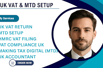prepare UK vat return and making tax digital mtd setup