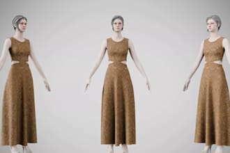 design 3d model and character with texture, rigging, and animation