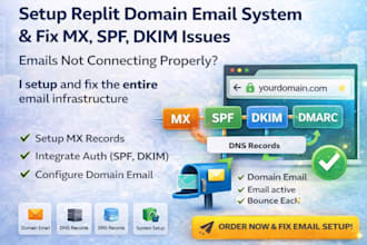 setup replit email mx records fix spf dkim mail integration email configuration