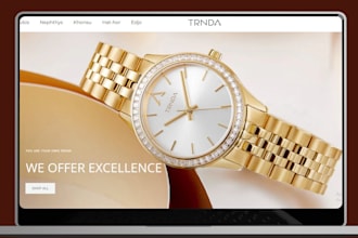 create luxury watch shopify store one product watch website
