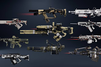 create stylized 3d game props pack modular assets for ue5 unity cosplay prop
