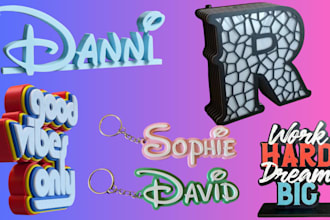 custom 3d printed lightbox 3d logo wall decor keychain coaster in 24 hours