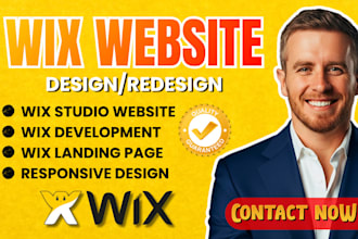 build wix studio website, design or redesign wix online store, wix studio expert