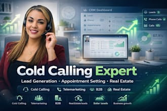 be your real estate cold calling virtual assistant and appointment setter