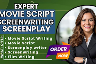 write and edit movie script screenplay film script short film stage play