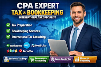 do CPA tax preparation, bookkeeping, and international tax consulting