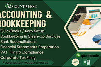 do quickbooks online bookkeppng accounting cleanup and financial statements