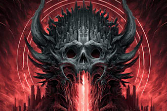 draw darkart horror thrash brutal death metal rock
