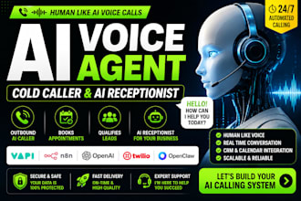 build calling agent to handle calls, book appointments and qualify leads