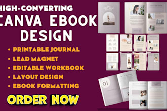 editable canva ebook canva workbook, lead magnet, canva ebook, printable journal
