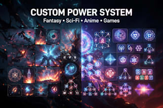 build a unique power system for your story and game