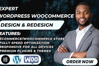 a wordpress woocommerce website, ecommerce store, and online shop