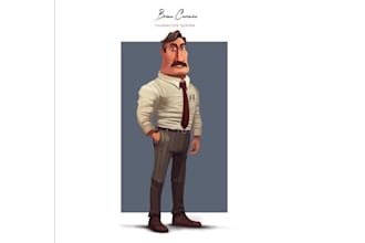 design character video game logo