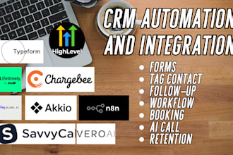 integrate gohighlevel typeform akkio n8n vero savvycal bland ai chargebee zapier