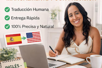 traduzco documentos de inglés a español de forma profesional y vice versa
