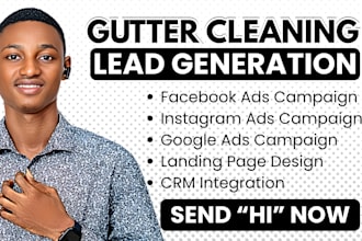 gutter cleaning leads, gutter cleaning facebook ads, cleaning google video ads
