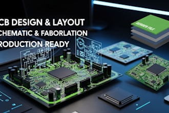expert schematic design, pcb fabrication, and pcb way  manufacturing services