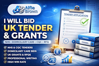 bid UK tender, UK grants, domiciliary care, nhs tender framework, cqc, rfq