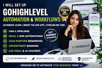 do go highlevel automation ghl workflow CRM setup email SMS automation expert