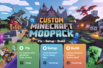 create optimize and fix minecraft modpacks convert forge mod to fabric datapack
