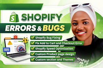 fix shopify cart checkout, sold out, shopify bug fix and payment issues fast