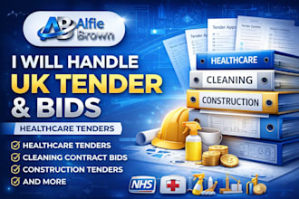 handle UK tender, healthcare tender, cleaning tender, construction tender, bid