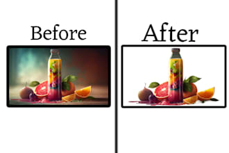 do professional photo background removal and editing