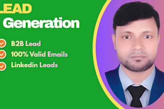 provide b2b lead generation, linkedin leads and email list