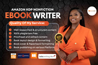 write amazon kdp self help nonfiction ebook book paperback formatting publish