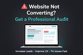 audit your website and increase conversions fast