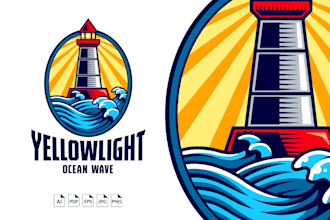 create amazing lighthouse logo design for you in 12 hours