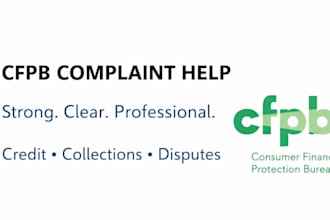 write a cfpb complaint letter for credit issues