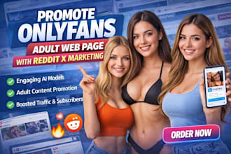 promote onlyfans ai model , ai girls adults web page with reddit x marketing