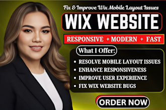 fix wix mobile layout issues and improve responsiveness for better ux design