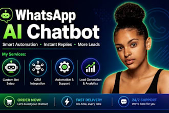 build whatsapp ai chatbots or whatsapp ai agents whatsapp API vps whatsapp ai