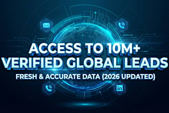 provide targeted b2b lead generation from a 10m plus verified database