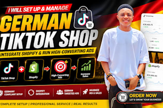 set up german tiktok shop, integrate german shopify tik tok