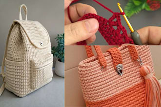 crochet a custom handmade gift, plushie, or accessory