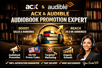 do amazon acx or audible audiobook promotion to boost ranking to get sales