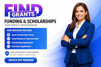 identify grant funding opportunities apply scholarship that match your mission