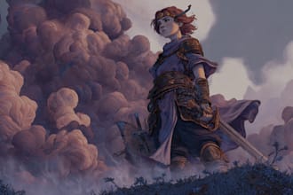 draw your oc and dnd character illustration