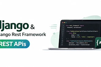 build a web app, or rest api using python and django