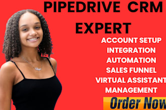 set up pipedrive and build automations in 7 days